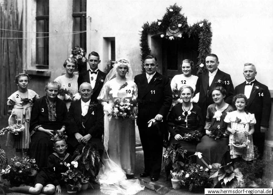 19.09.1936 - Hochzeit von Hildegard & Willy Kramer